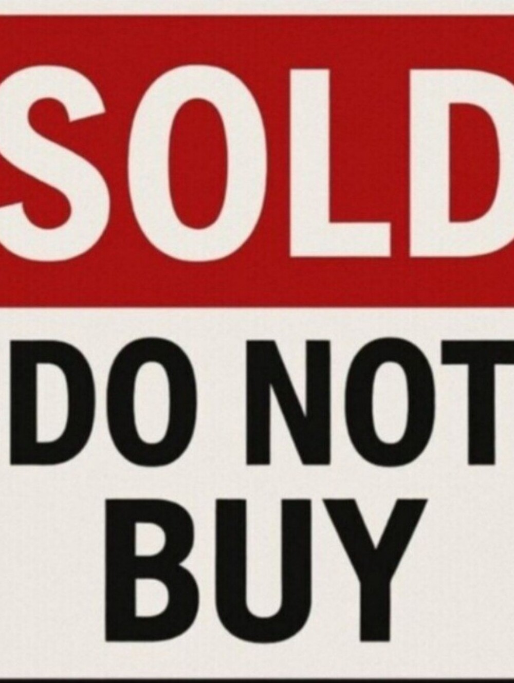 ***sold Do Not Purchase**